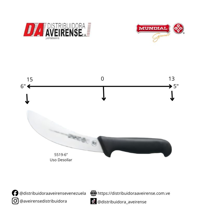 Cuchillo 5519-6” para Desollar.